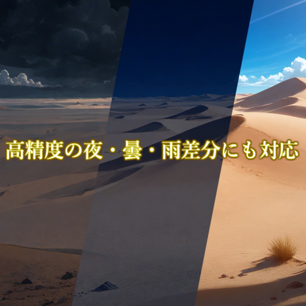 【背景イラスト】砂漠オアシス背景パック115枚+51枚【TRPG背景素材/CoC】【昼夜曇雨差分】背景イラスト