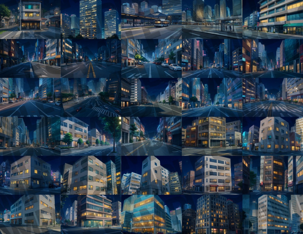 【背景イラスト】街その1背景パック90/150/30枚【TRPG背景素材/CoC】背景イラスト