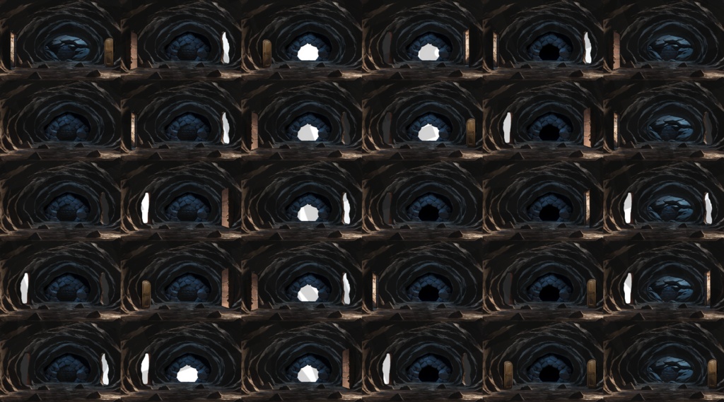 【2/1まで期間限定割引!】豪華列車・砂漠オアシスダンジョン/洞窟2・ダンジョン/洞窟3背景イラストまとめパック13【TRPG・CoC背景素材】