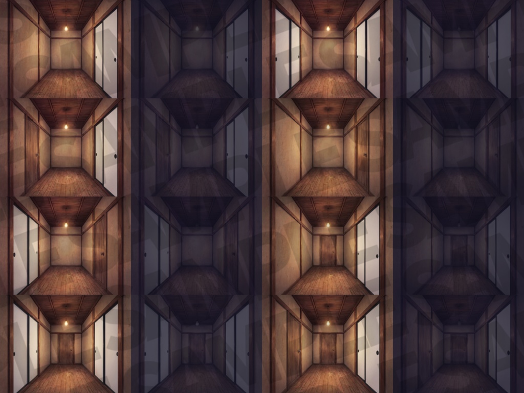 【ブラックフライデーセール!】家の中の廊下と扉(洋/和)32/32枚【TRPG背景素材/CoC/ゲーム素材背景イラスト/プレミアム背景】【昼夜差分】