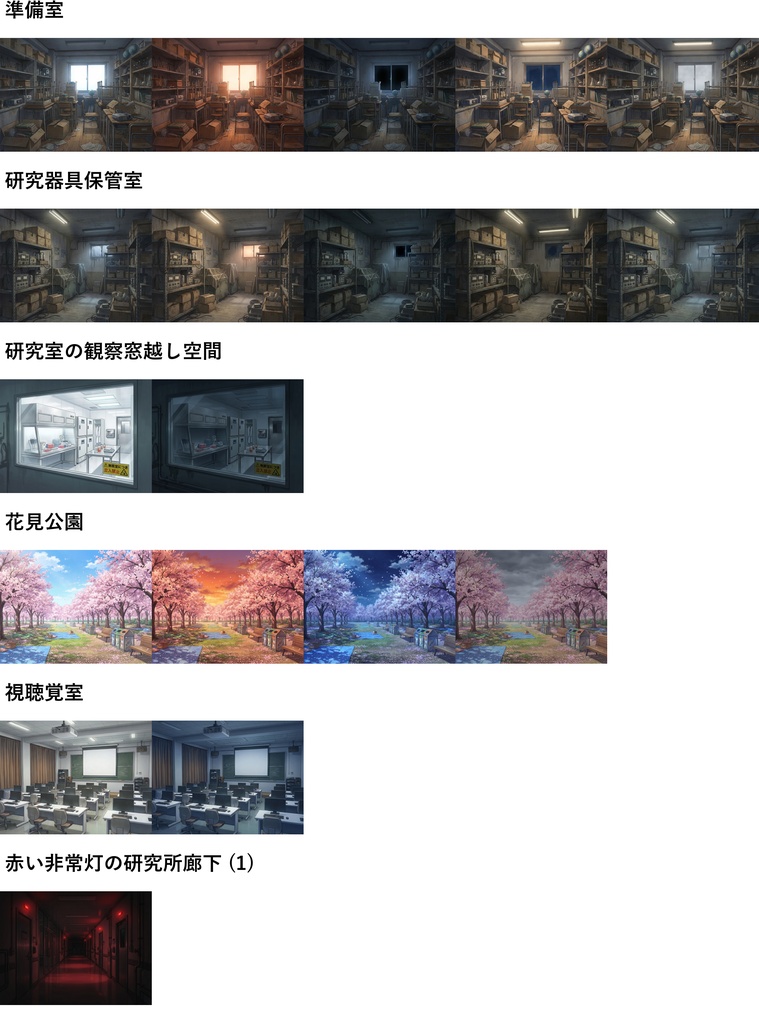 【サマーセール!】学校・研究室・街中のマイナー背景(3~4月頒布背景)お得詰め合わせパック【TRPG/CoC/ゲーム素材/プレミアム背景】