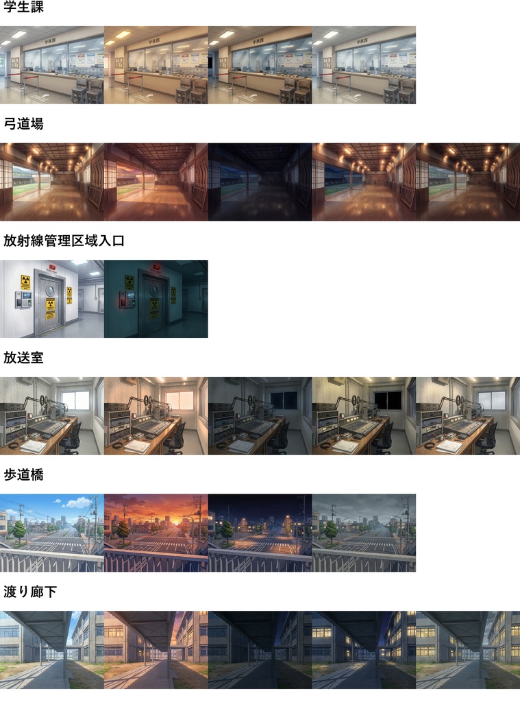 【サマーセール!】学校・研究室・街中のマイナー背景(3~4月頒布背景)お得詰め合わせパック【TRPG/CoC/ゲーム素材/プレミアム背景】