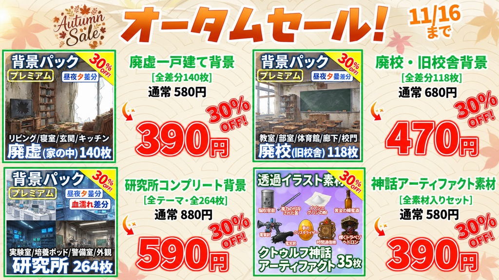 【ロック戦闘曲アレンジ!オータムセール100円!】旧支配者のキャロル【TRPG/CoC/ゲーム・動画用BGM】