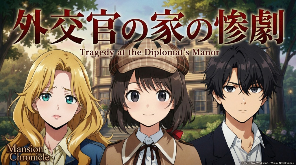 【オリジナルゲーム】ミステリーアドベンチャー：外交官の家の惨劇【Android版】