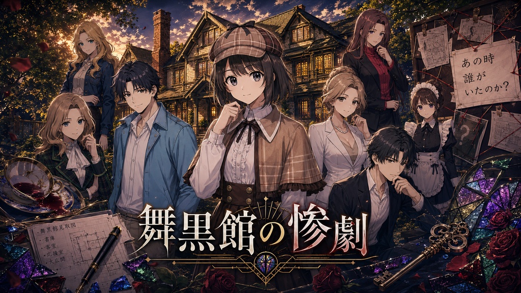 【ミステリーゲーム】舞黒館の惨劇/THE TRAGEDY AT THE Mr MAICRO HOUSE