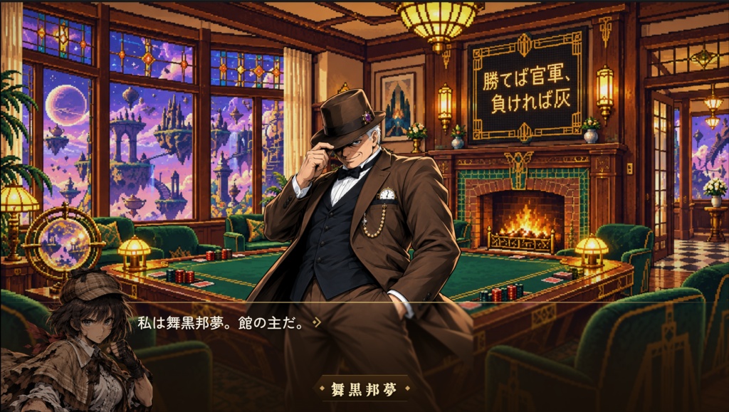 【カードゲーム】舞黒館の惨劇 探偵少女はダウトで勝ちの目を見るか