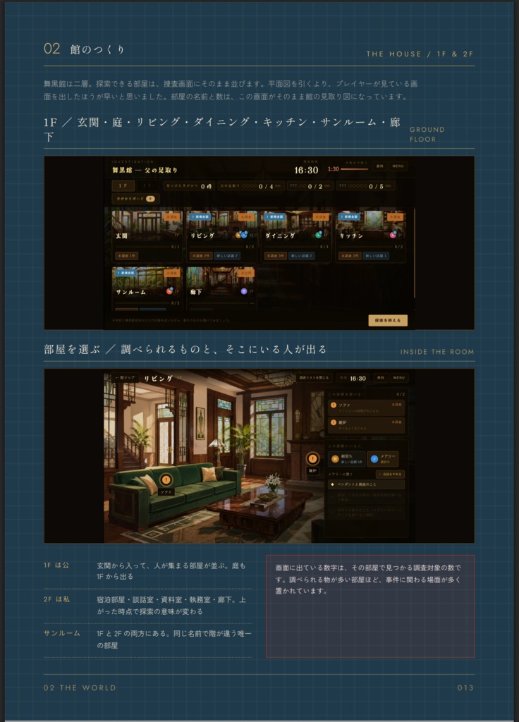 【アートブック】舞黒館の惨劇 デザイン&メイキングブック『DESIGN & MAKING BOOK』