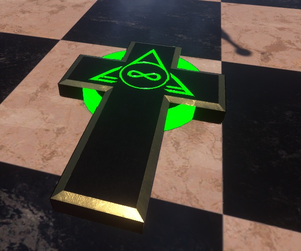 Halloween - Cross Pin