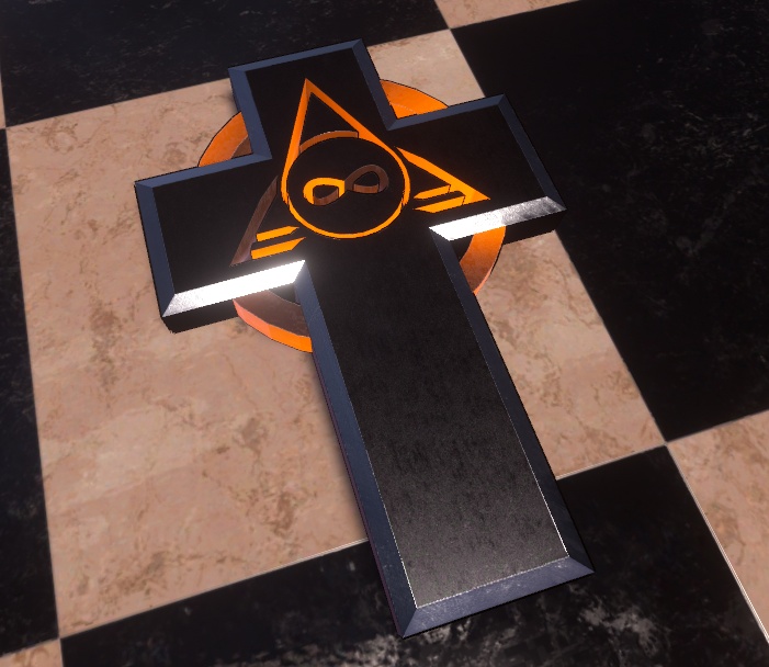 Halloween - Cross Pin