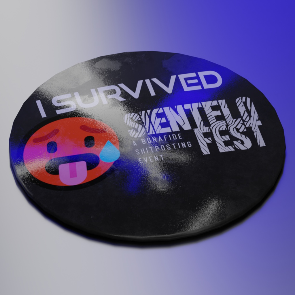 Free Sientelofest Survivor Button