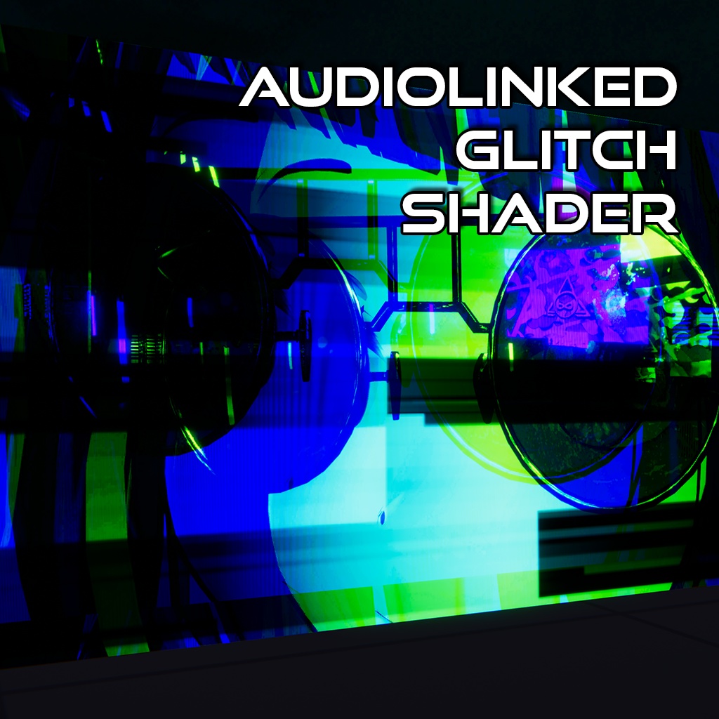 AliceD - Free Audiolinked Glitch Shader