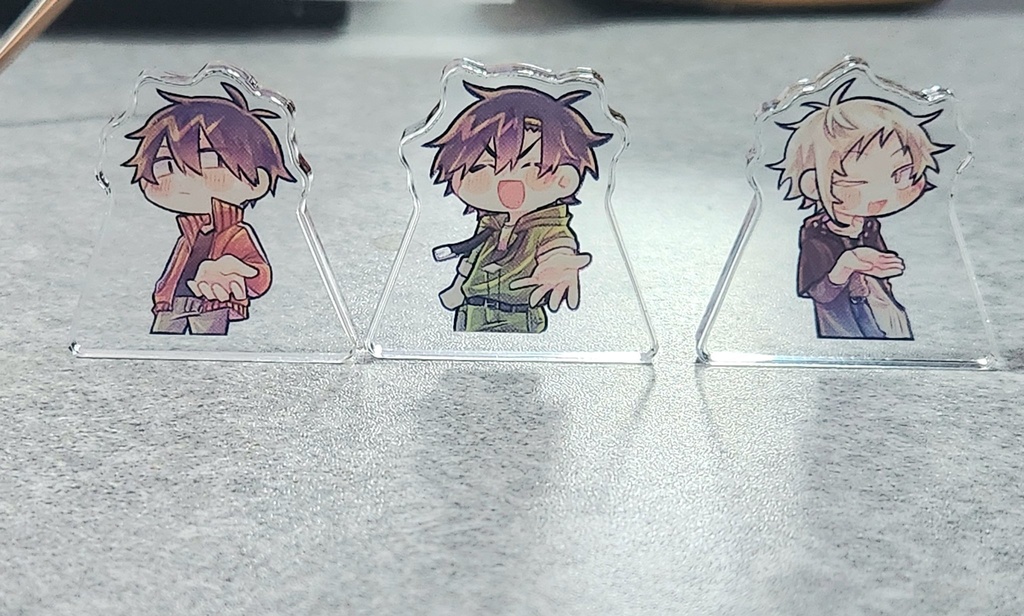 ベンチ組ミニ自立アクスタ