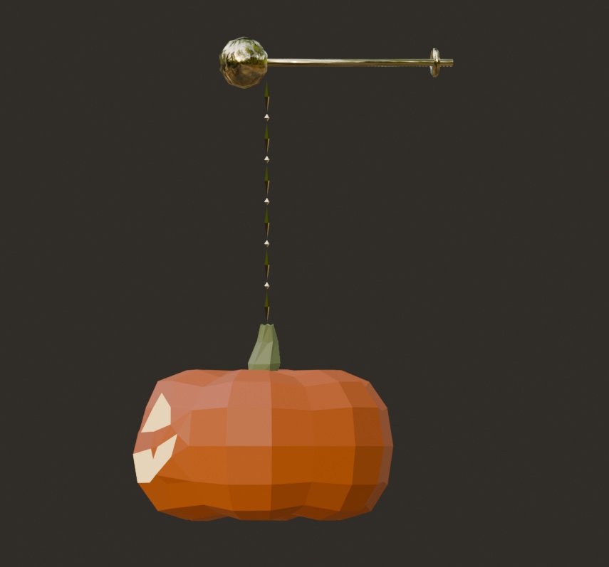 【無料】揺れるかぼちゃピアス