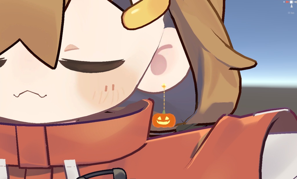 【無料】揺れるかぼちゃピアス