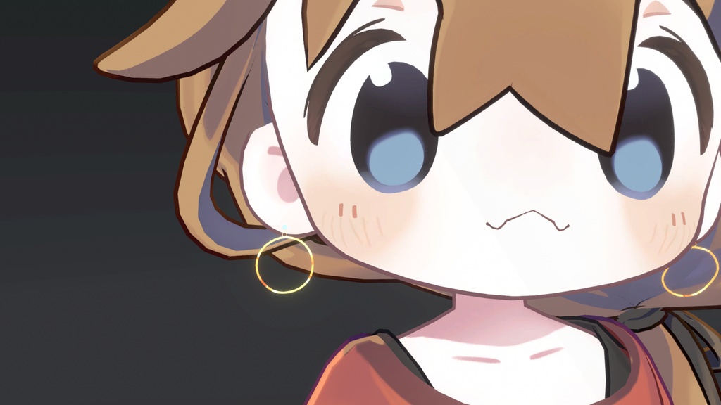 twist ring_Earring【VRChat向けピアス】