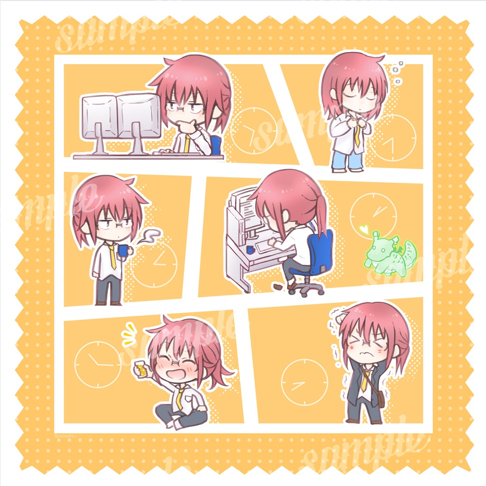 【再販】◇クリックポスト◇小林さんお疲れさまメガネ拭き