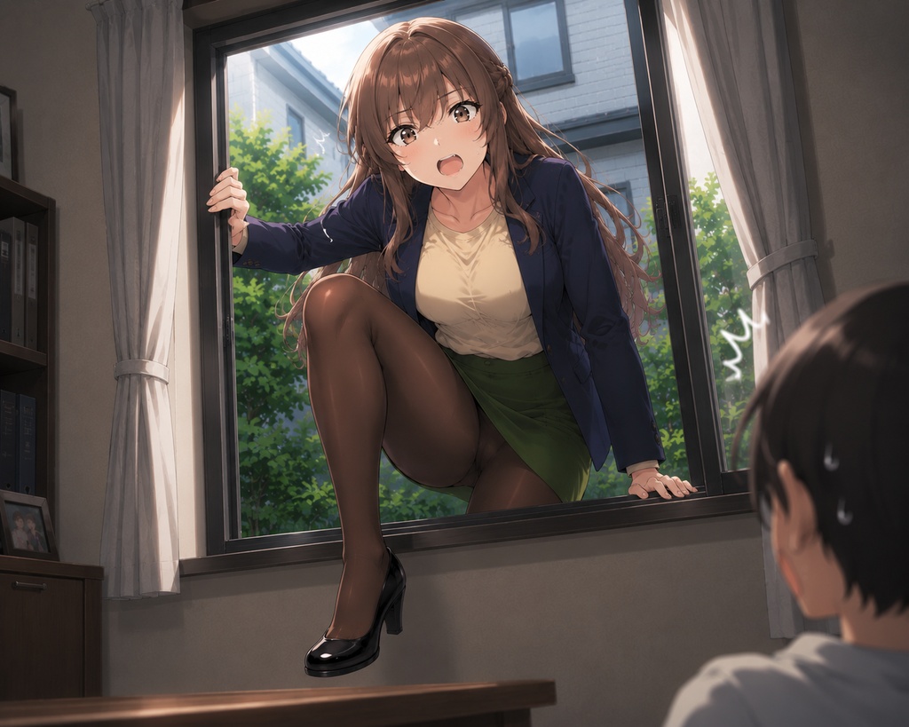【完全版】家庭訪問にくる女性教師 PNG版