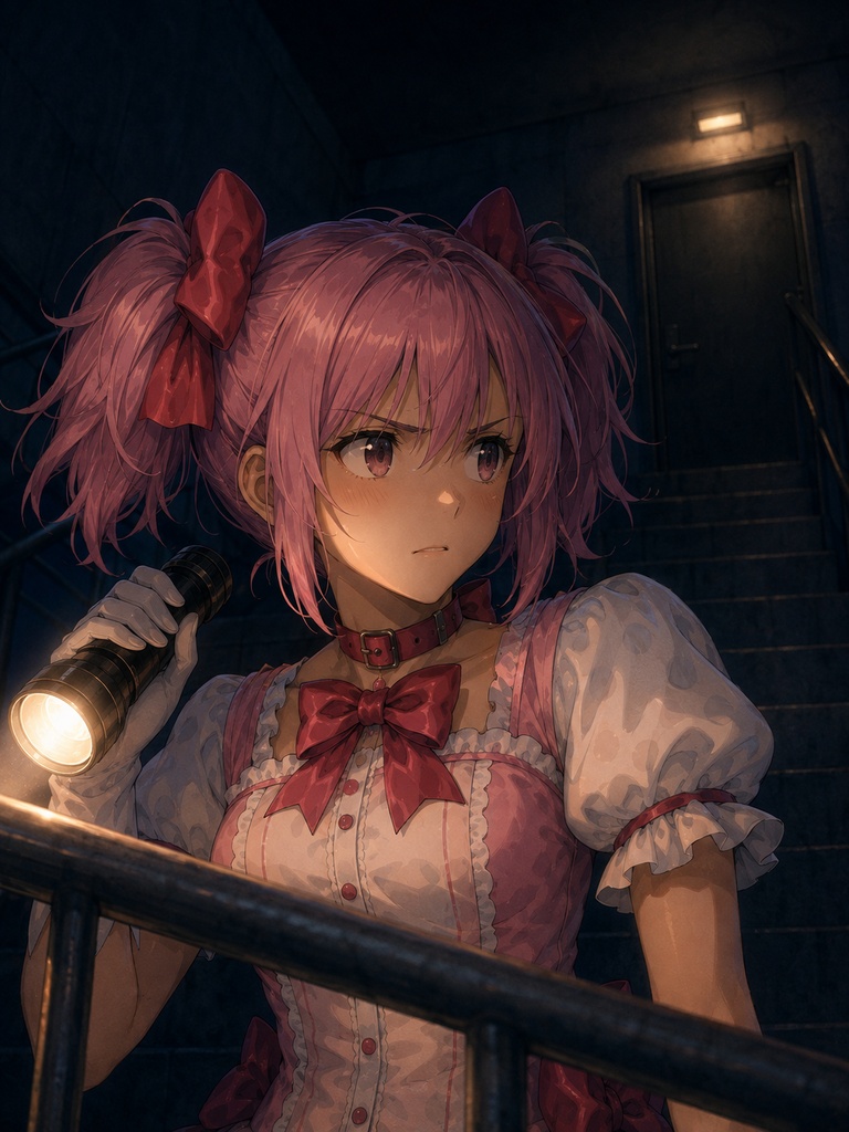 見回り中の国語教師さん 屋外編 PDF+PNG