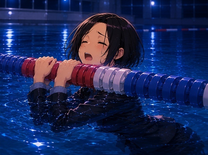 見回り中の国語教師さん 夜の学校で着衣水泳 ZIP PIG形式版