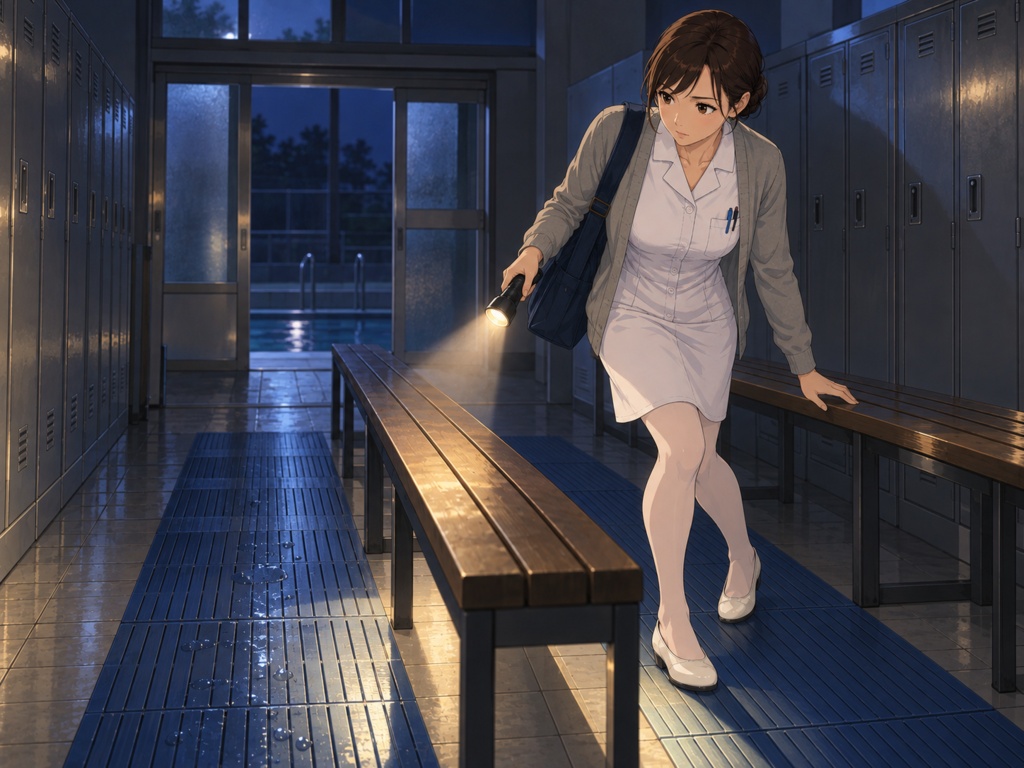 夜の学校 夜間巡回 ―白いパンプス、濡れるまで― PNG65枚+PDF