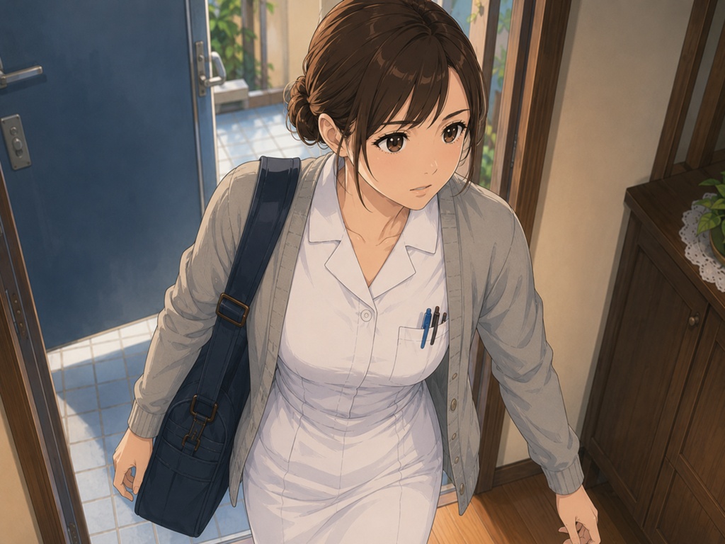 緊急通報を受け駆けつける保険医さん　PNG49枚＋PDF