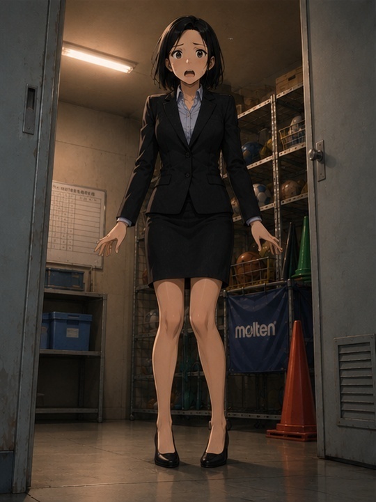 体育倉庫でごろ寝の国語教師さん PNG+PDF 83