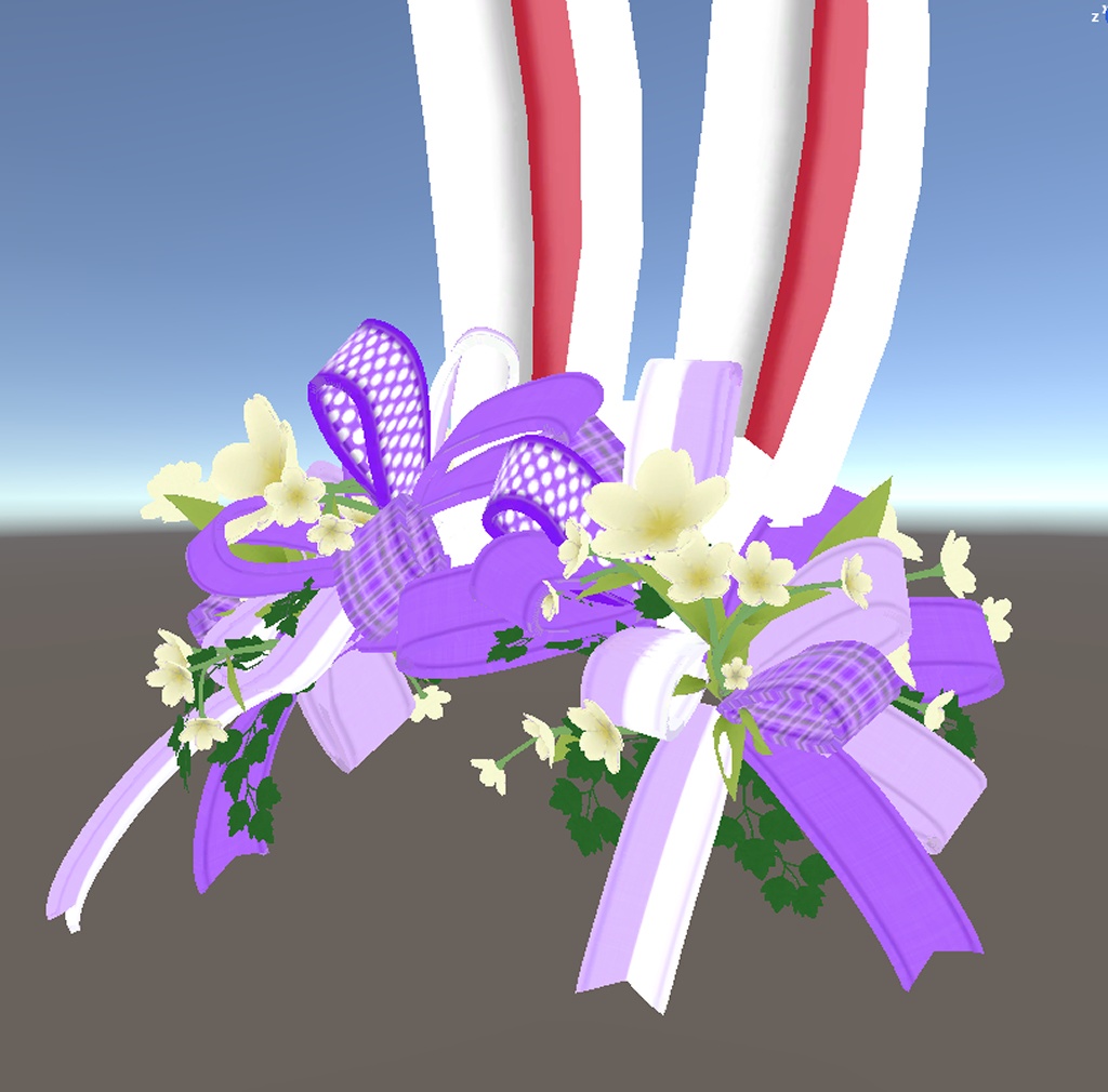 【VRChat使用想定】イースターうさみみ