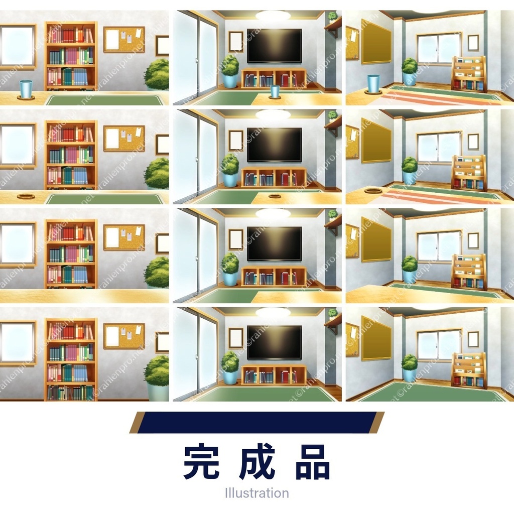 背景素材 ワンルーム