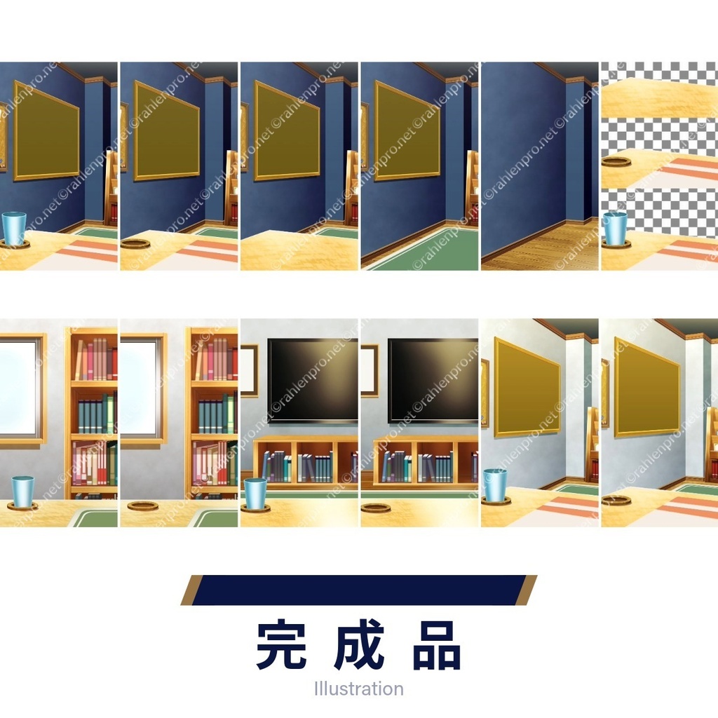 背景素材 ワンルーム