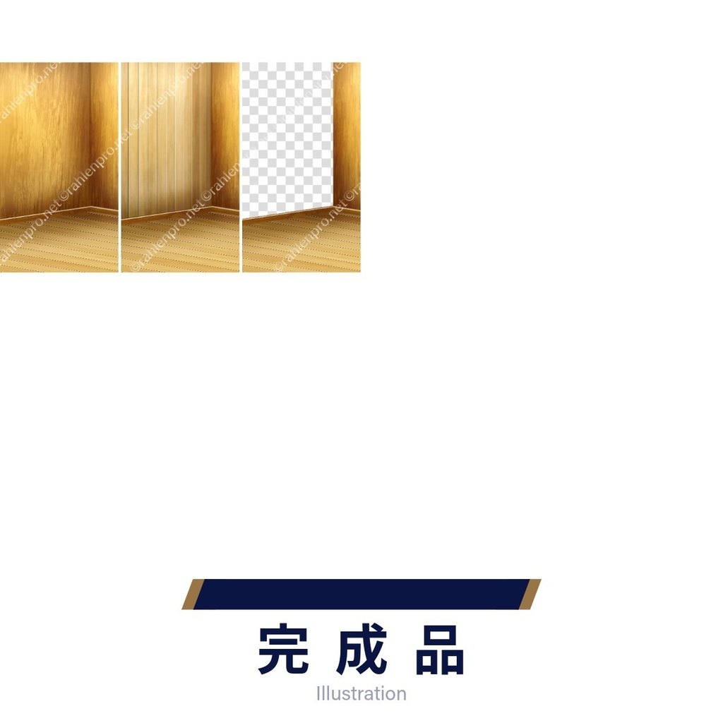 背景素材 檜舞台