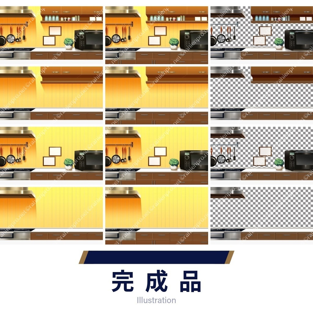 背景素材 キッチン