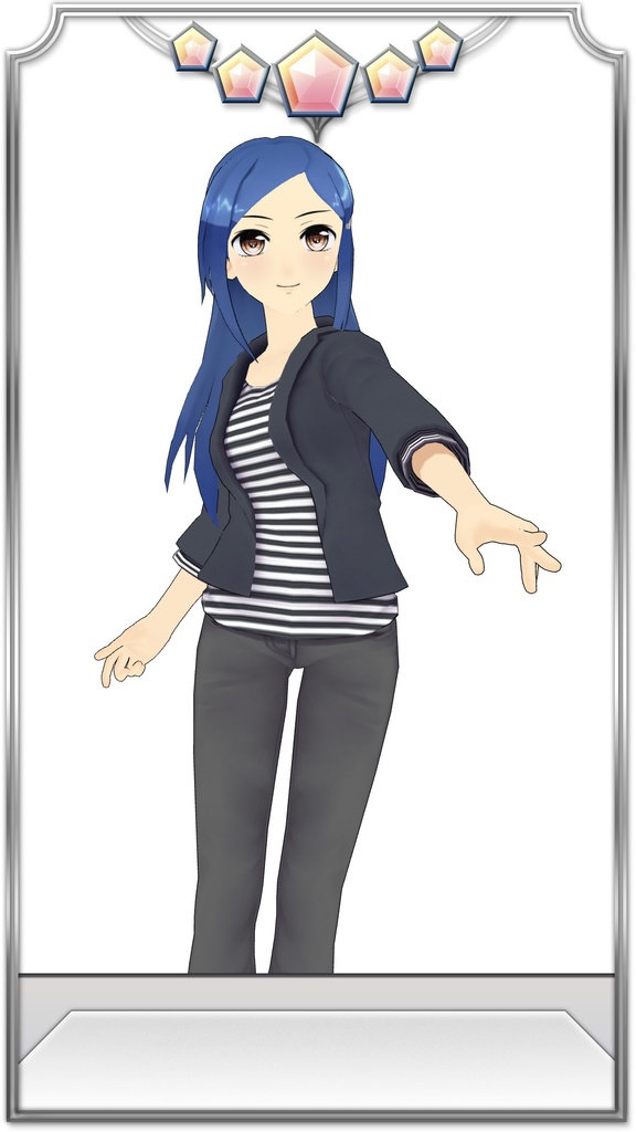 ゲーム素材 カードフレーム