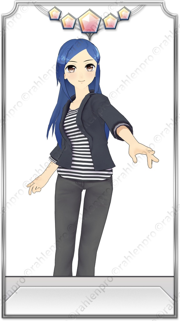 ゲーム素材 カードフレーム