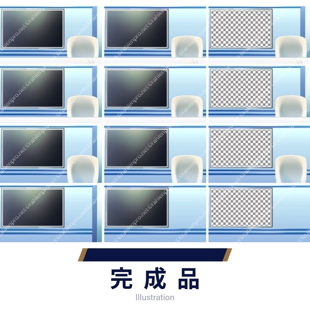 背景素材 ニュース番組