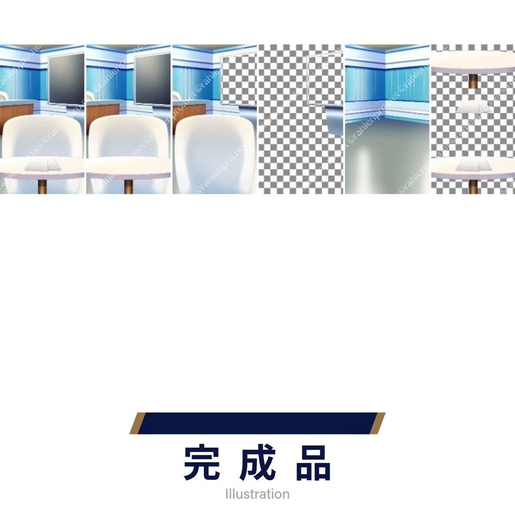 背景素材 ニュース番組