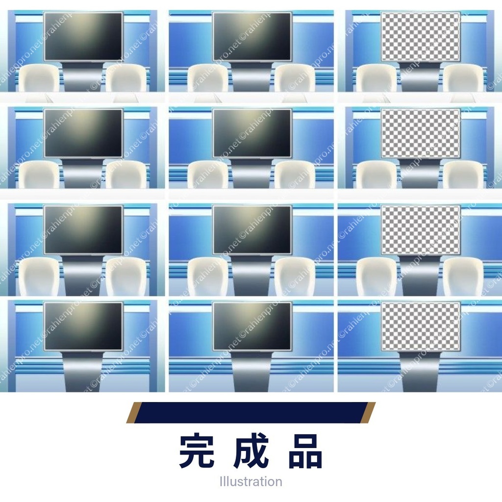 背景素材 ニュース番組