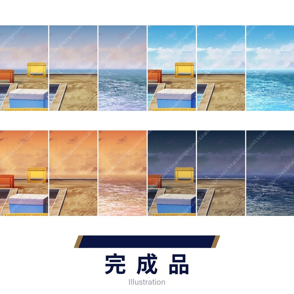 背景素材 釣り堀