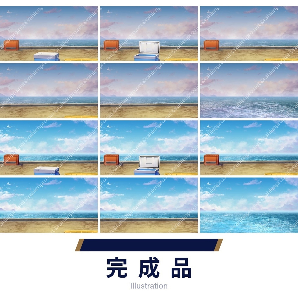 背景素材 釣り堀