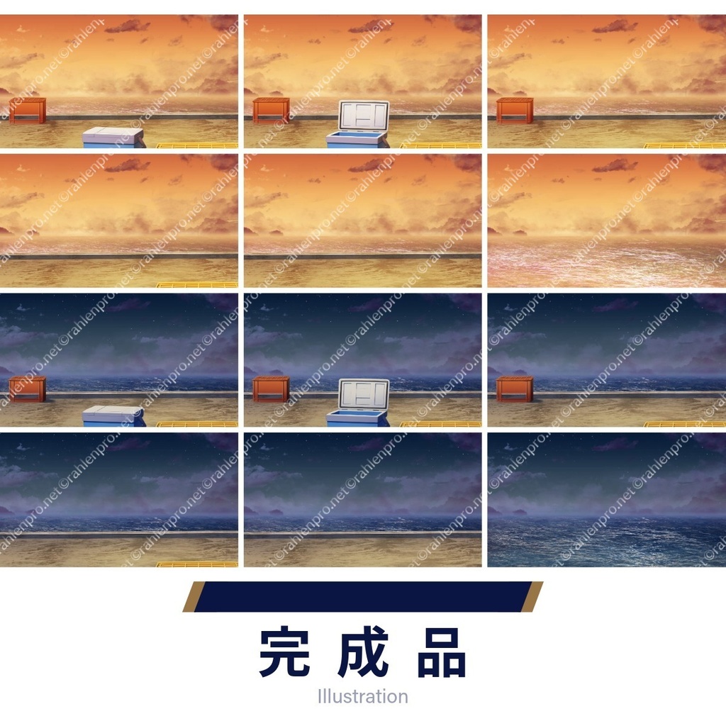 背景素材 釣り堀