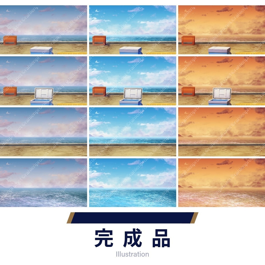 背景素材 釣り堀