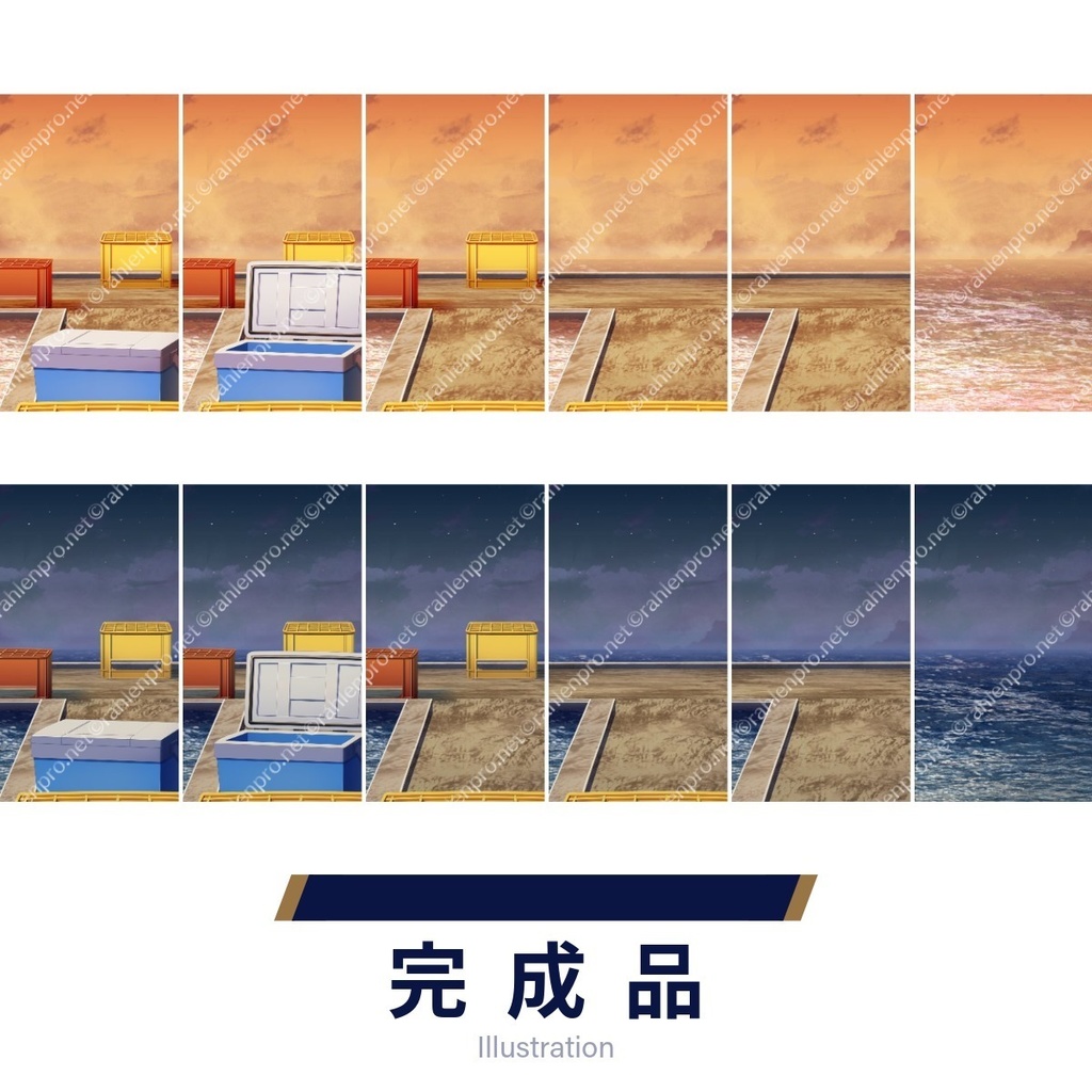 背景素材 釣り堀