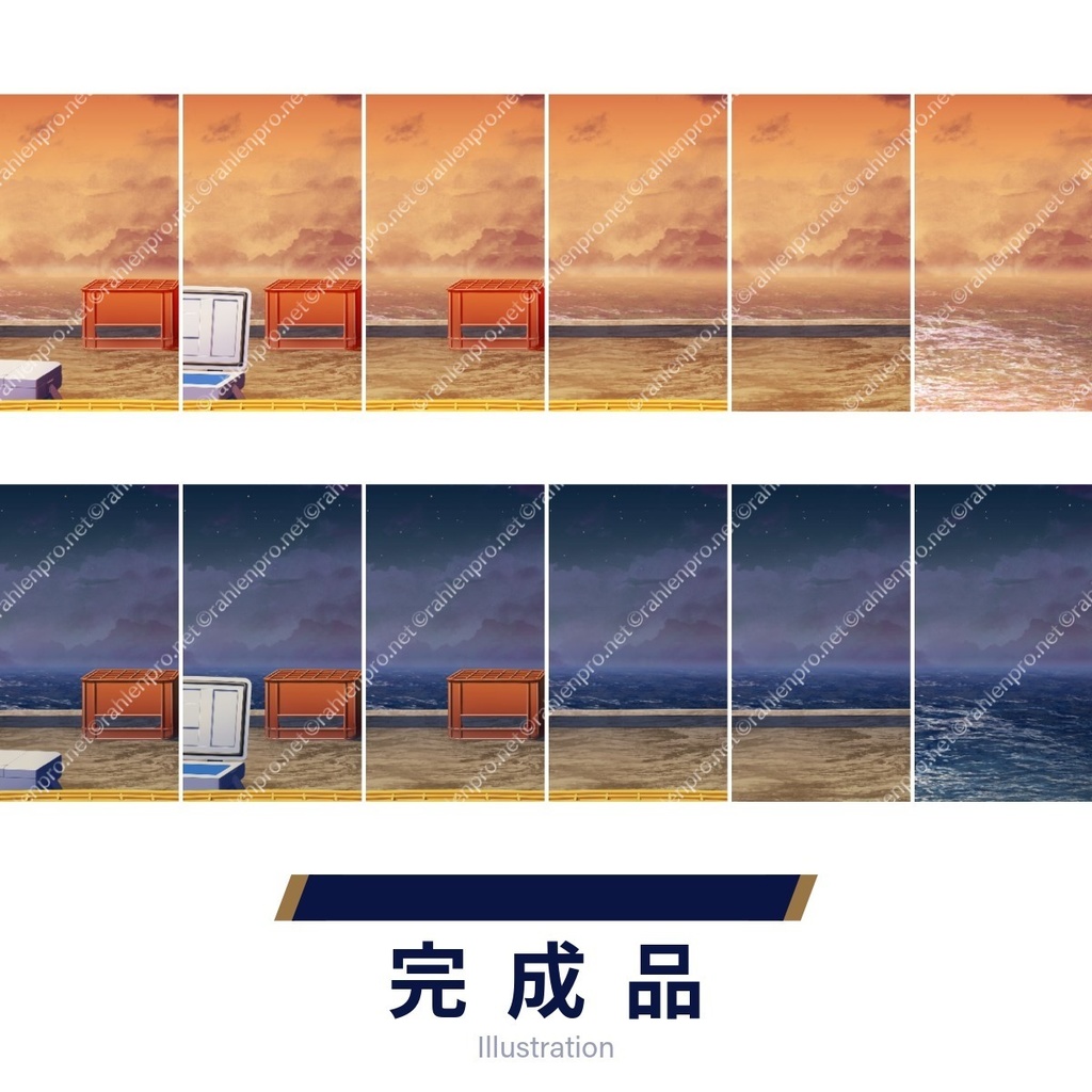 背景素材 釣り堀