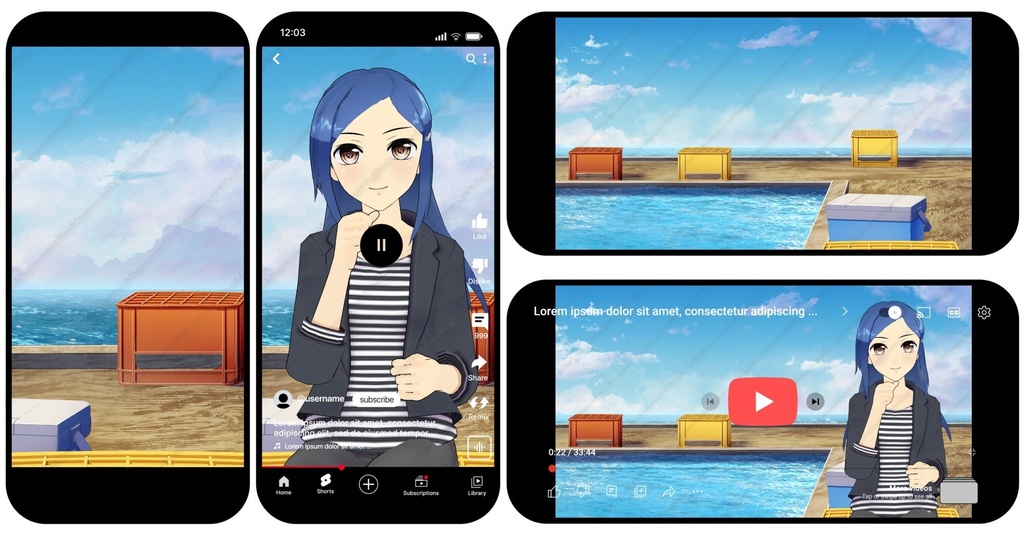 背景素材 釣り堀