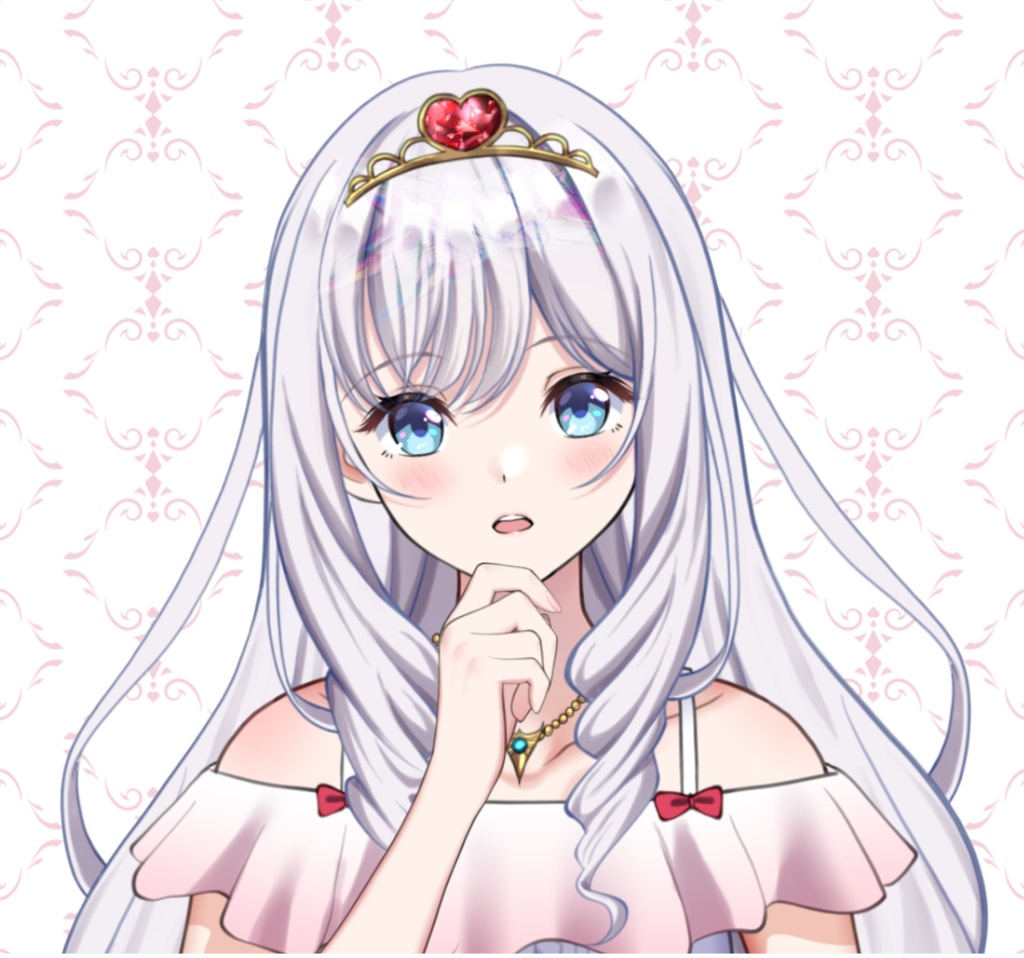  公開中 【フリー素材】考えている手【Vtuber】