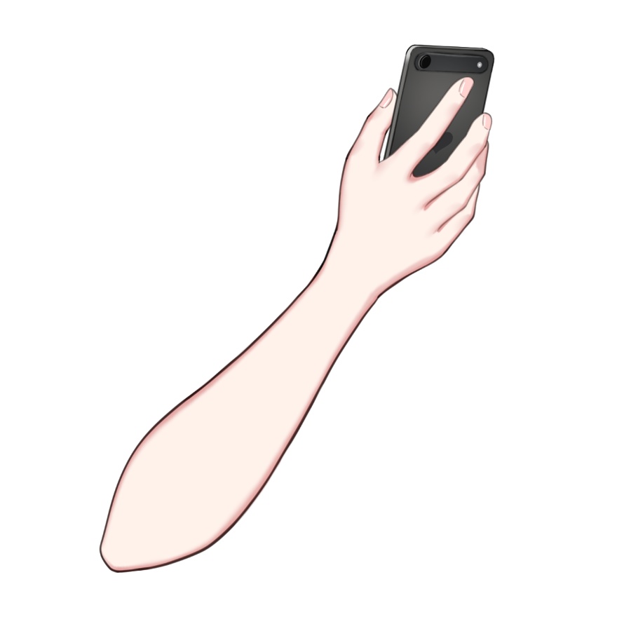 【フリー素材】スマホを持つ手【Vtuber】