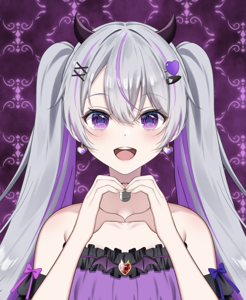 【フリー素材】ハートをつくる手【Vtuber】