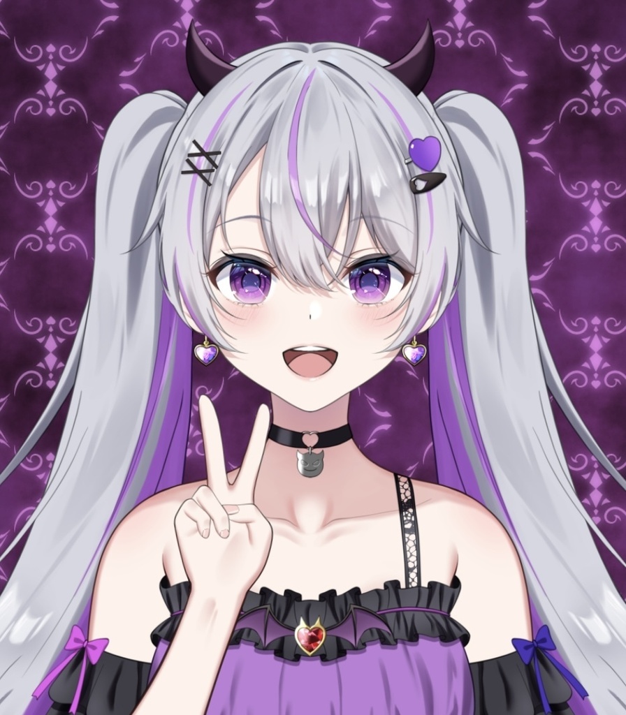 【フリー素材】ピースの手【Vtuber】