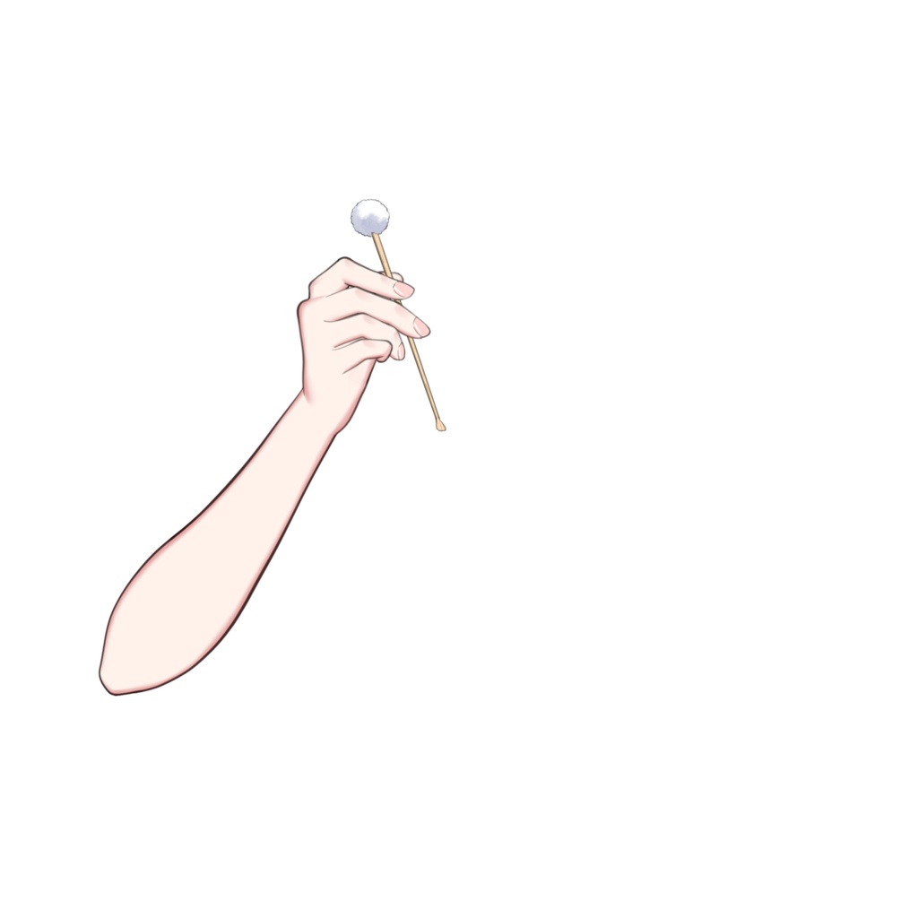 【フリー素材】耳かきを持つ手【Vtuber】