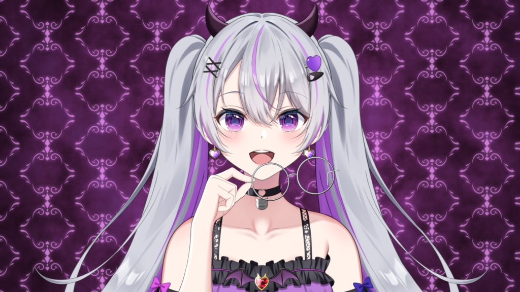 【フリー素材】丸メガネを持つ手【Vtuber】