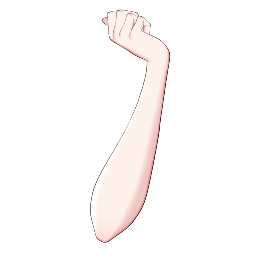 【フリー素材】あごに置く手【Vtuber】